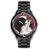 Japanese Chin Dog Art Print Wrist watch