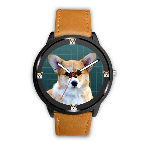 Pembroke Welsh Corgi Dog Print Wrist watch