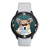 Pembroke Welsh Corgi Dog Print Wrist watch