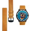 Rottweiler Dog Art Print Wrist watch