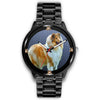 Rough Collie Dog Art Print Wrist watch