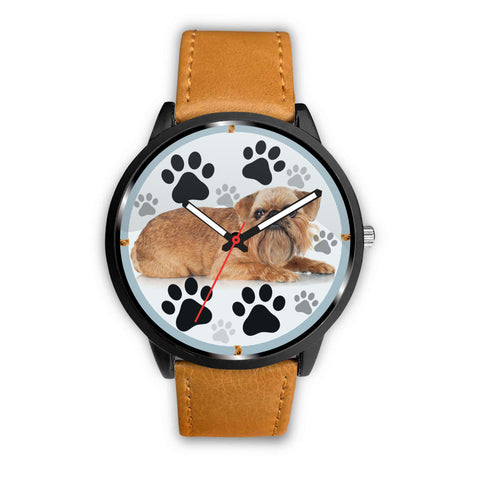 Brussels Griffon Dog Paws Print Wrist watch