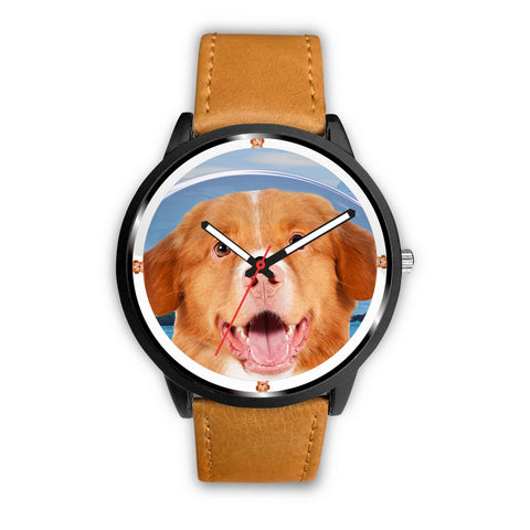 Nova Scotia Duck Tolling Retriever Dog Print Wrist watch