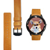 Lovely Pembroke Welsh Corgi Dog Print Wrist watch