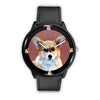 Lovely Pembroke Welsh Corgi Dog Print Wrist watch