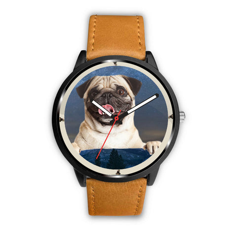 Lovely Pug Dog Print Wrist watch