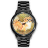 Tibetan Spaniel Dog Art Print Wrist watch