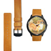 Tibetan Spaniel Dog Art Print Wrist watch