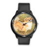 Tibetan Spaniel Dog Art Print Wrist watch