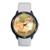 Tibetan Spaniel Dog Art Print Wrist watch