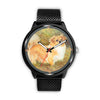 Tibetan Spaniel Dog Art Print Wrist watch