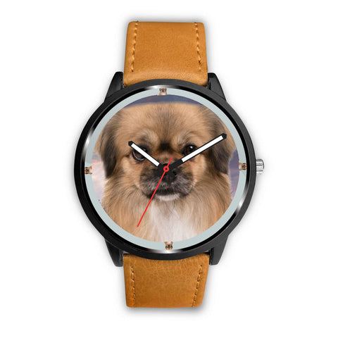 Lovely Tibetan Spaniel Dog Art Print Wrist Watch