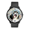 Alaskan Malamute Dog Print Wrist watch