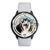 Alaskan Malamute Dog Print Wrist watch