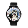 Lovely Alaskan Malamute Dog Print Wrist watch