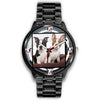 Two Boston Terrier Dog Print Wrist watch