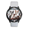 Two Boston Terrier Dog Print Wrist watch