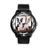 Two Boston Terrier Dog Print Wrist watch