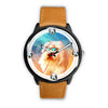 Old English Sheepdog Art Print Wrist watch