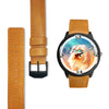 Old English Sheepdog Art Print Wrist watch