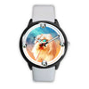 Old English Sheepdog Art Print Wrist watch