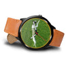 Whippet Dog Running Print Wrist Watch