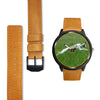 Whippet Dog Running Print Wrist Watch