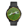 Whippet Dog Running Print Wrist Watch