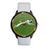 Whippet Dog Running Print Wrist Watch