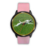 Whippet Dog Running Print Wrist Watch