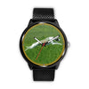 Whippet Dog Running Print Wrist Watch