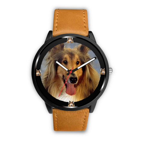 Amazing Rough Collie Dog Print Wrist Watch