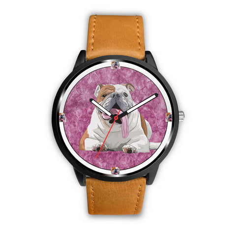 Amazing Bulldog Art Print Wrist watch
