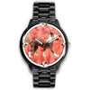 Chinese Creasted Dog Print Wrist watch