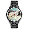 Great Pyrenees Dog Art Print Wrist watch