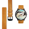 Great Pyrenees Dog Art Print Wrist watch