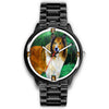 Amazing Rough Collie Dog Art Print Wrist watch