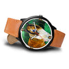 Amazing Rough Collie Dog Art Print Wrist watch