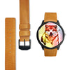 Akita Multicolor Art Print Wrist Watch