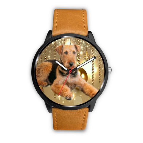 Airedale Terrier Dog Print Wrist Watch