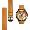 Cute Akita Dog Print Wrist watch