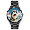 Alaskan Malamute Dog Print Wrist Watch