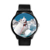 American Eskimo Dog Print Wrist Watch