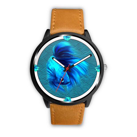 Siamese Fighting Fish (Betta Fish) Print Wrist watch