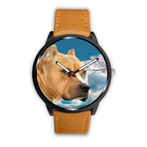 American Staffordshire Terrier Print Wrist Watch