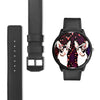 Cornish Rex Cat With Love Print Wrist Watch