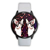 Cornish Rex Cat With Love Print Wrist Watch