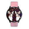 Cornish Rex Cat With Love Print Wrist Watch