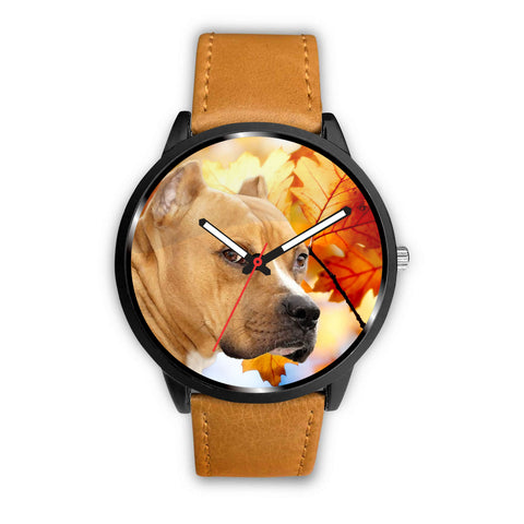 Cute American Staffordshire Terrier Print Wrist Watch