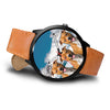 Laughing American Staffordshire Terrier Print Wrist Watch